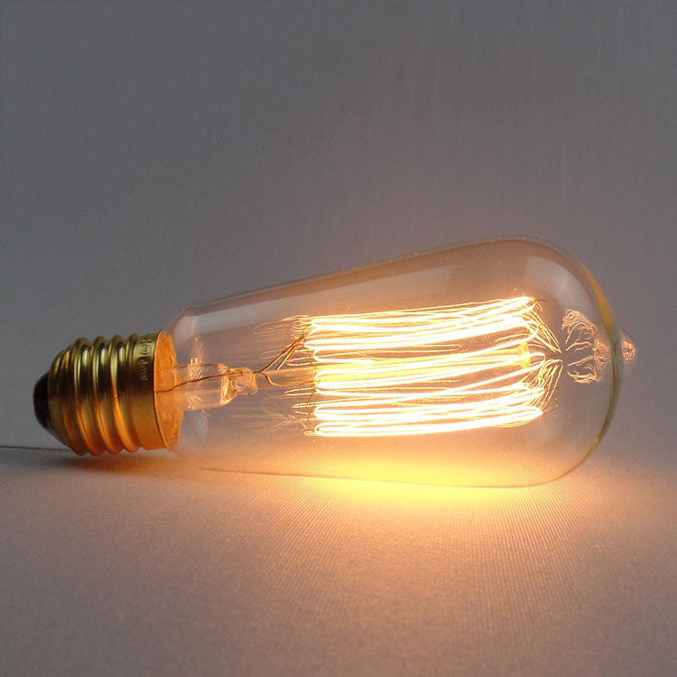 Retro Bar & Window Decoration Light Bulb – Vintage Glass E27, Multiple Designs