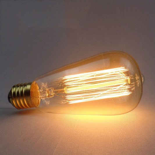 Retro Bar & Window Decoration Light Bulb – Vintage Glass E27, Multiple Designs