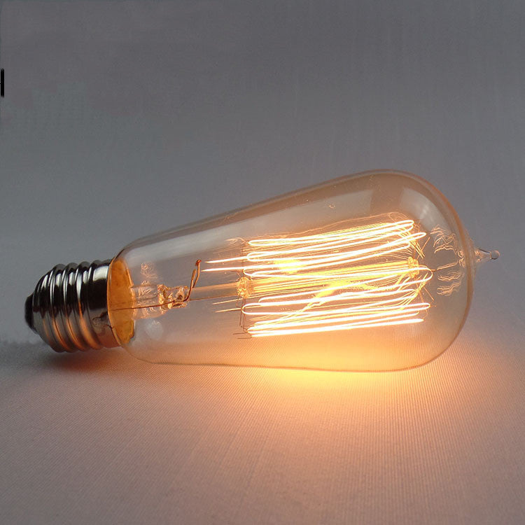Retro Bar & Window Decoration Light Bulb – Vintage Glass E27, Multiple Designs