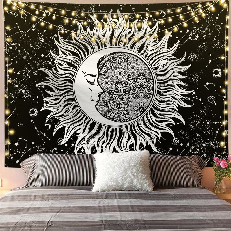 Tarot Sun & Moon Tapestry – Mystical Wall Hanging for Home & Bedroom Decor