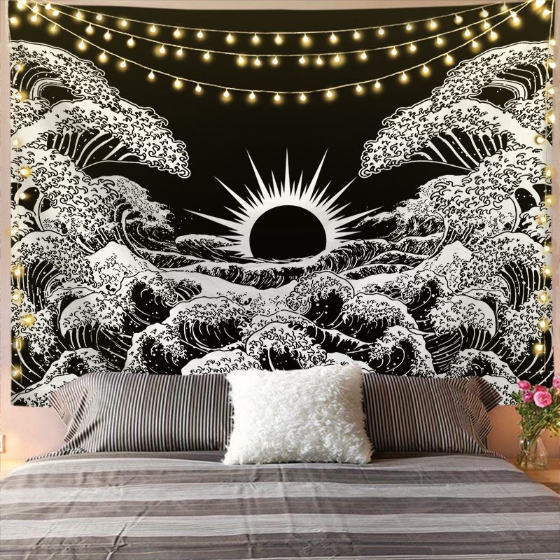 Tarot Sun & Moon Tapestry – Mystical Wall Hanging for Home & Bedroom Decor