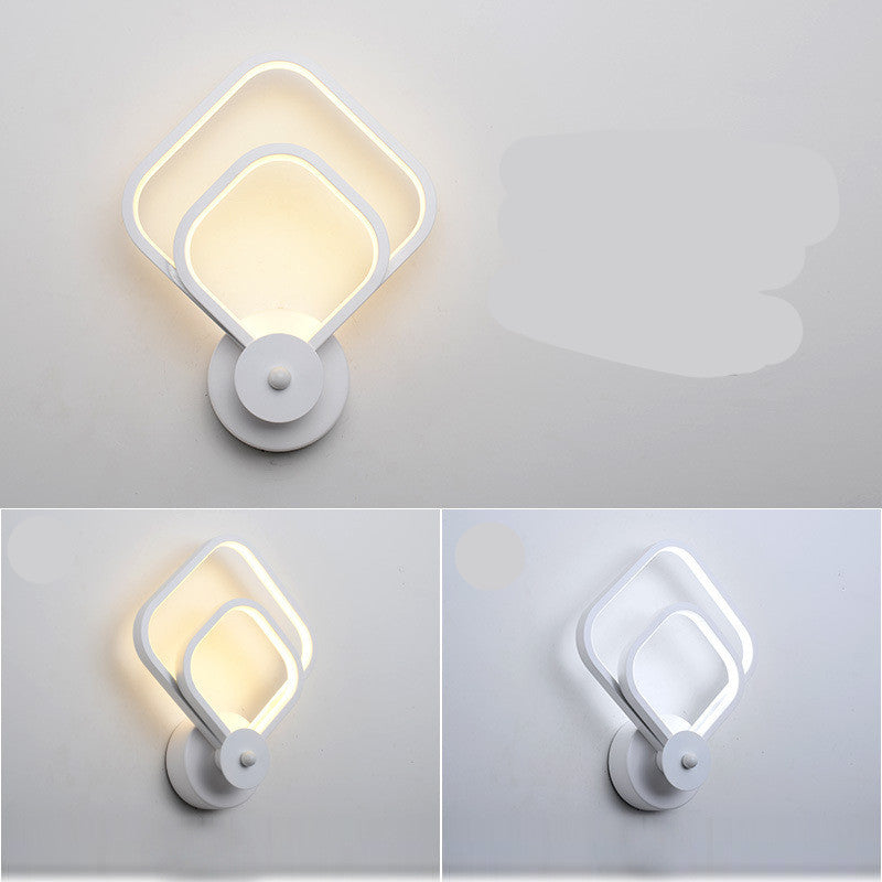 Modern Simple Petal-Shaped LED Wall Lamp – Bedroom Bedside Light