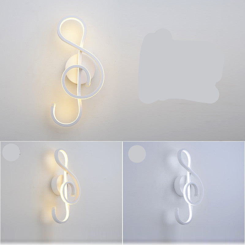 Modern Simple Petal-Shaped LED Wall Lamp – Bedroom Bedside Light