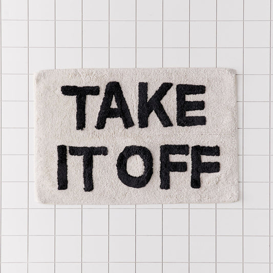 Weird Clean Series OfFun Bathroom Floor Mats, Absorbent Non-Slip Mats, Door Bathroom Carpets