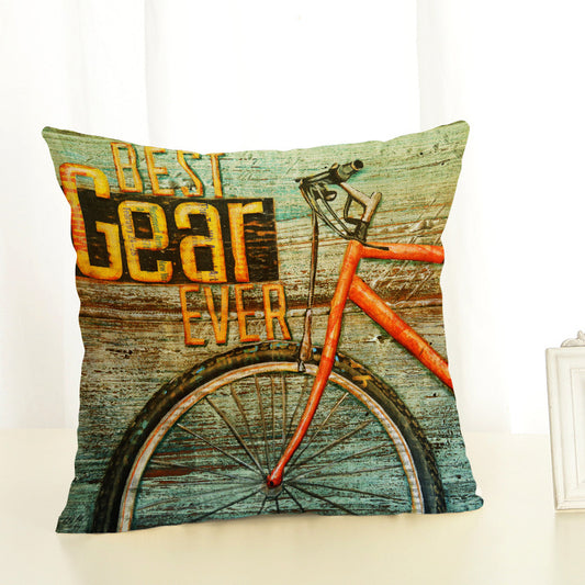 Digital Printing Cotton And Linen Cushion