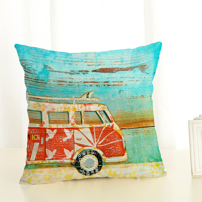 Digital Printing Cotton And Linen Cushion