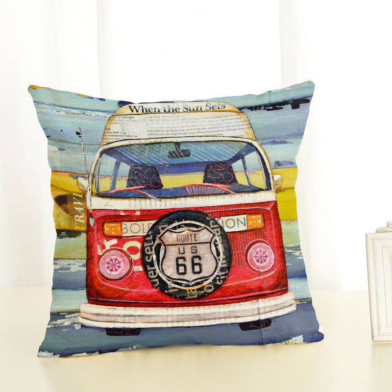 Digital Printing Cotton And Linen Cushion