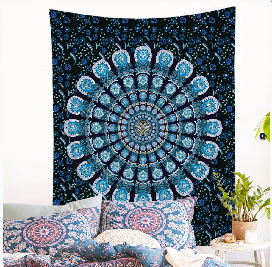 Printed Mandala Home Tapestry – Wall Hanging & Room Decoration