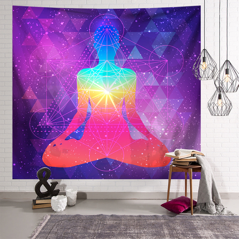 Explosive Alien Tapestry – Bold Statement Wall Decor