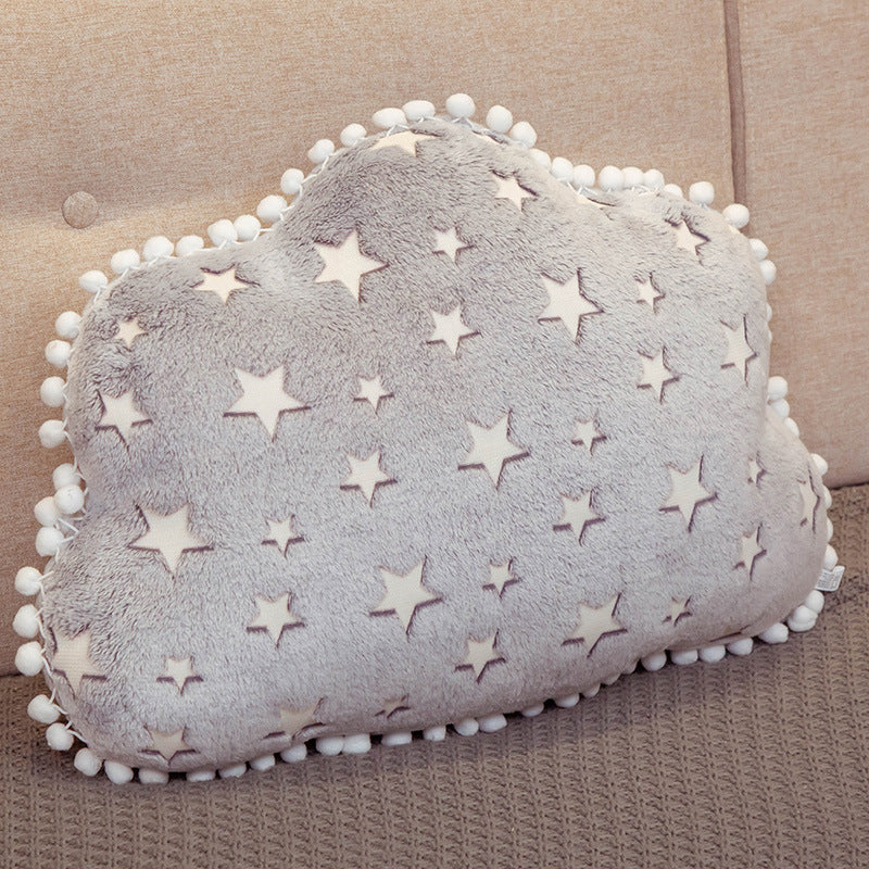 Creative Luminous Stars, Moon And Clouds Pillow, Plush Toys Wholesale
