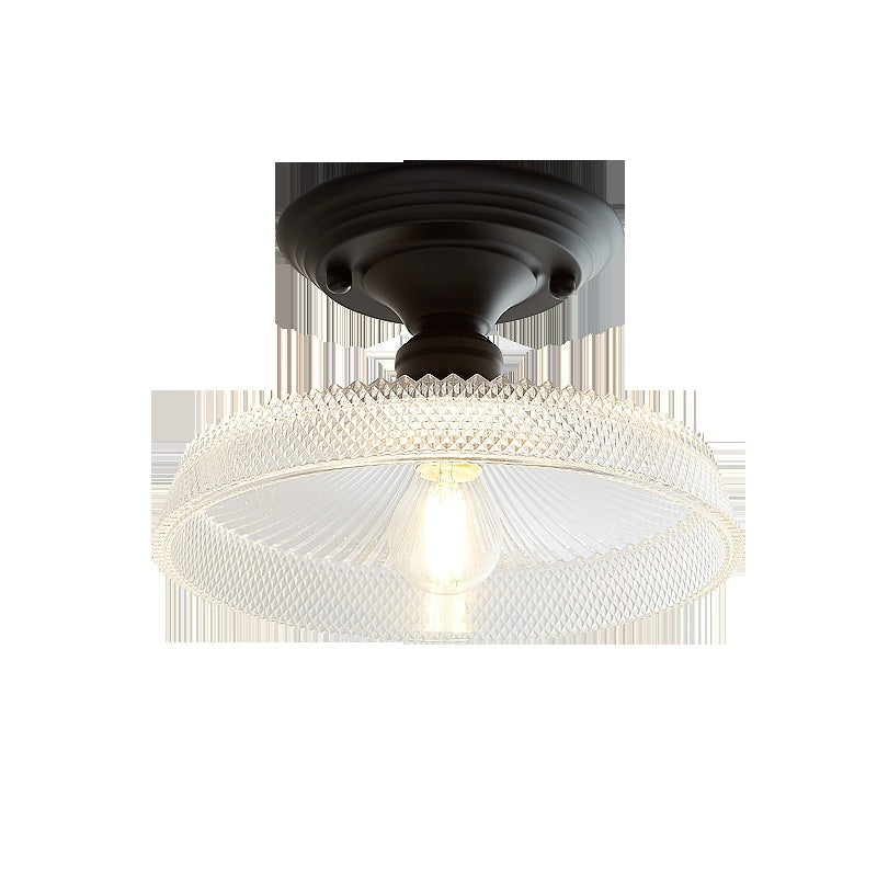 American Retro Single-head Glass Cover Lamps