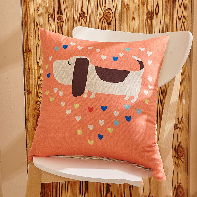 Cartoon sofa pillowcase