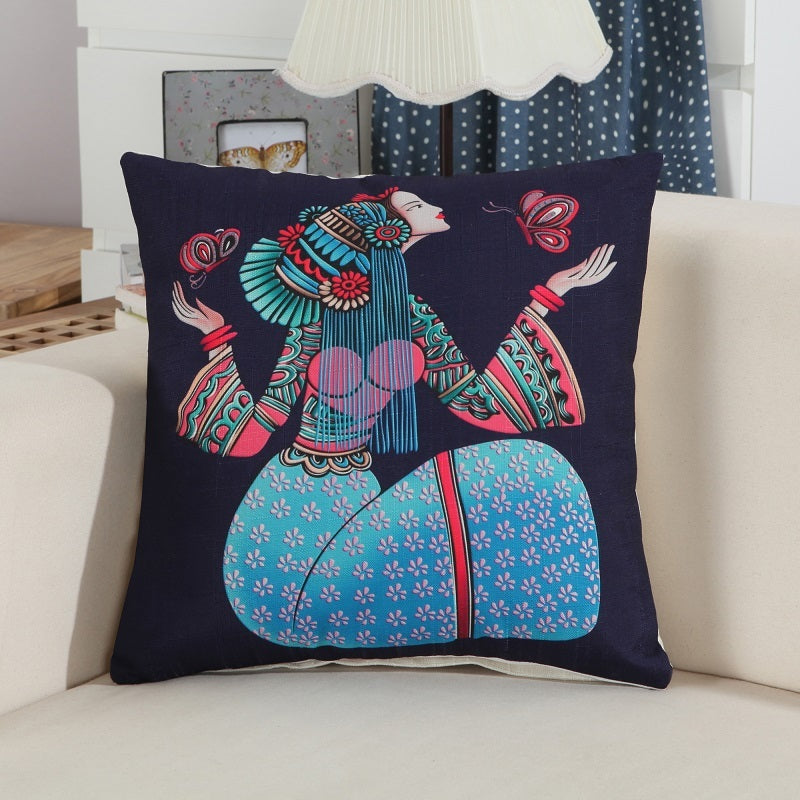 National style sofa pillow