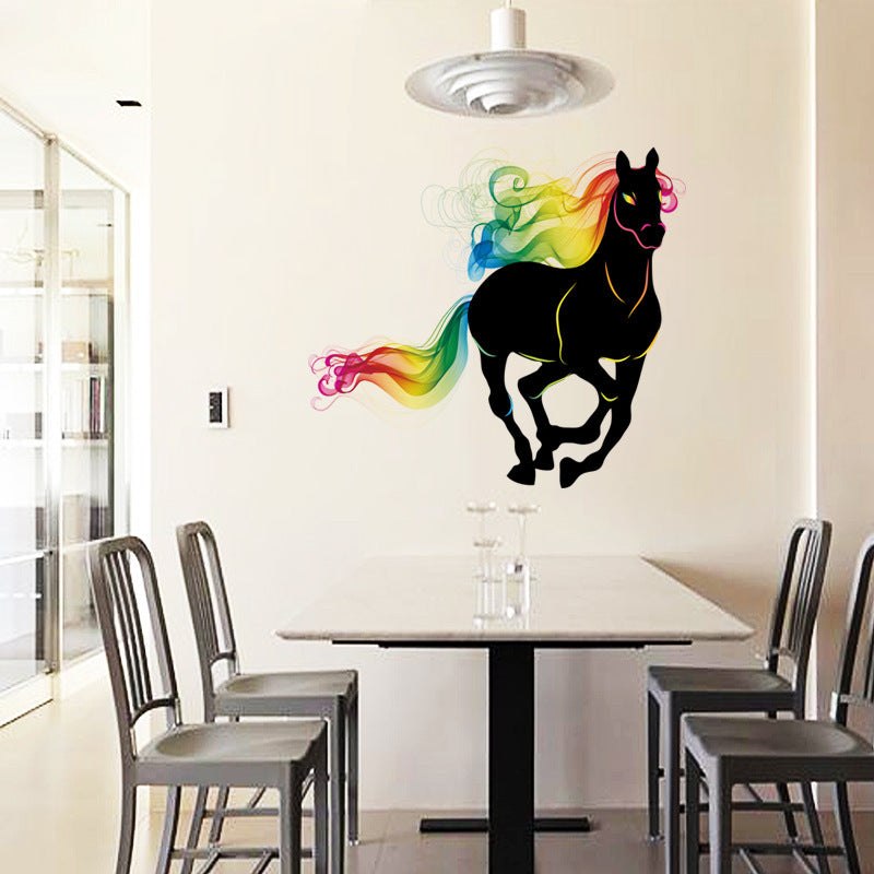 Color Horse Wall Sticker Pvc