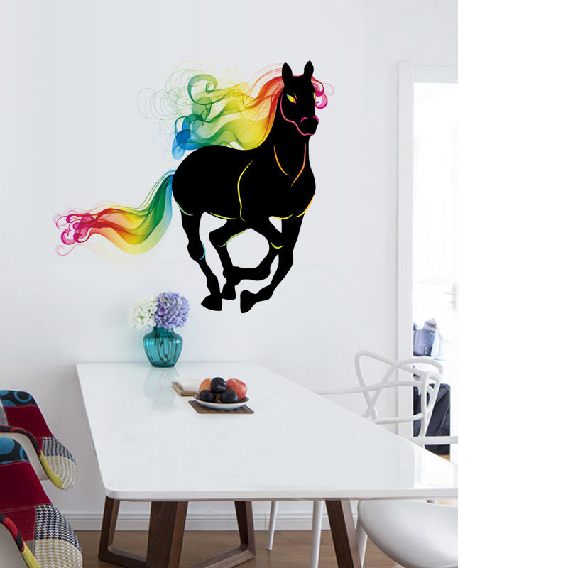 Color Horse Wall Sticker Pvc