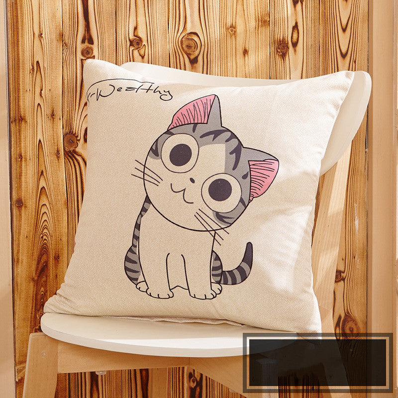 Cartoon sofa pillowcase