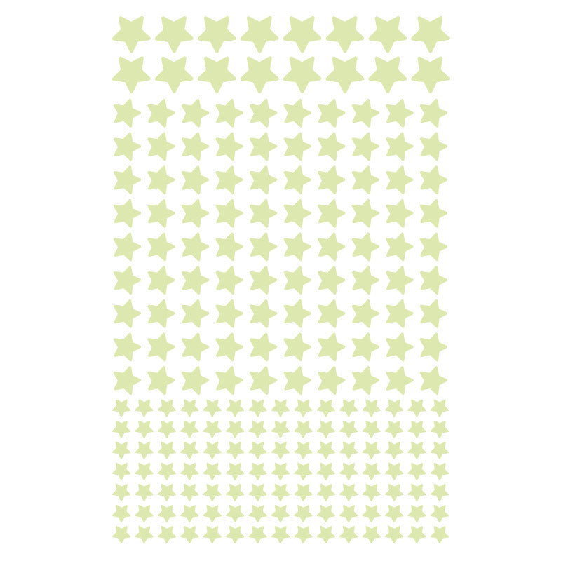 Creative DIY Fluorescent Star Moon Stickers Removable Wall Stickers
