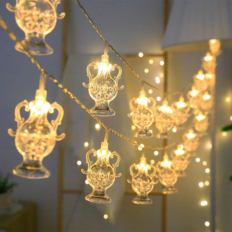 Creative Simple Moon Holiday Decoration LED Lighting Chain