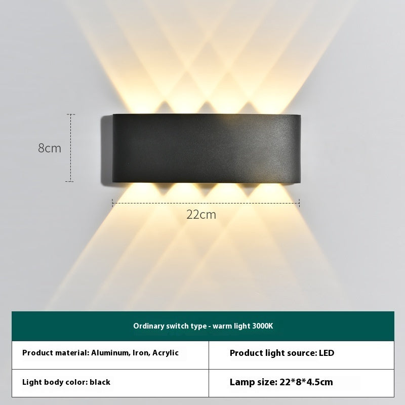 Outdoor Wall Lamp Waterproof Solar – Intelligent Remote Control LED Light