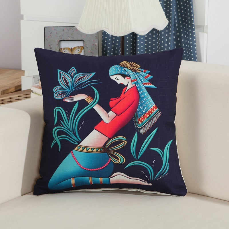 National style sofa pillow