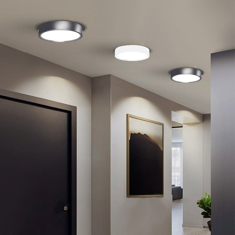Ultra-Thin Folding LED Surface Mounted Downlight – Punch-Free, Modern
