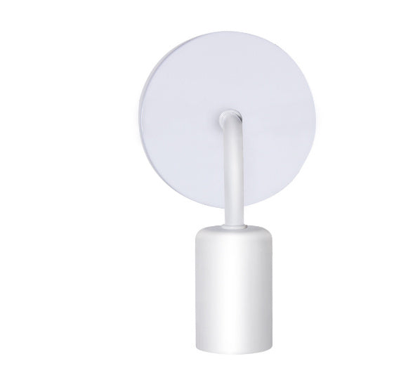 Modern Minimalist Wrought Iron LED Wall Lamp – Wooden Shade