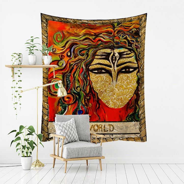Psychedelic Tarot Series Tapestry – Mystical Home Decor Wall Hanging