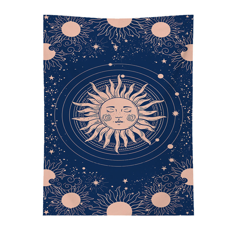 Spaceman Mandala Tapestry – Futuristic Wall Hanging for Modern Interiors
