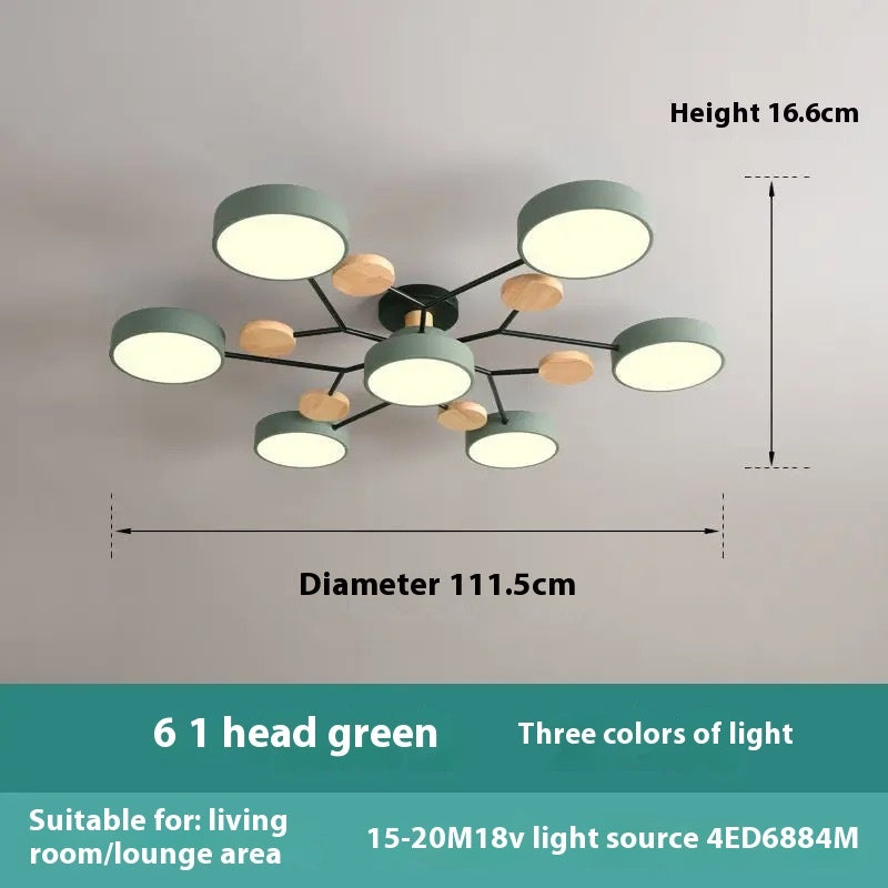 Modern Minimalist LED Ceiling Lamp – Creative Living Room Lighting