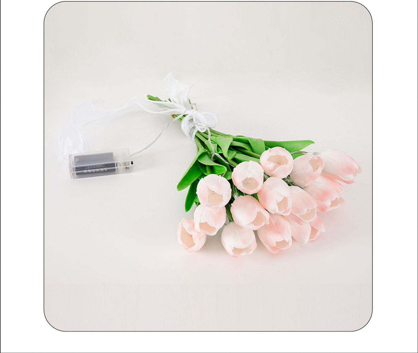 LED Tulip Lighting Chain – Simulation Bouquet 5,10&15 Flowers Bundle