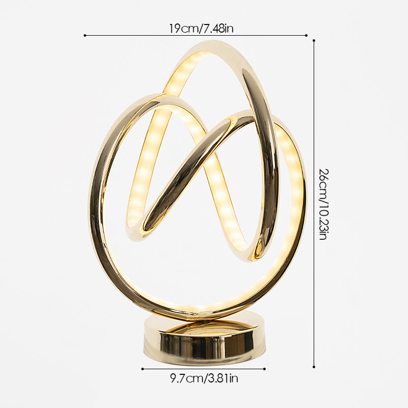 Modern Acrylic Table Lamp – Simple Design, Remote Control Dimming, E14 Socket