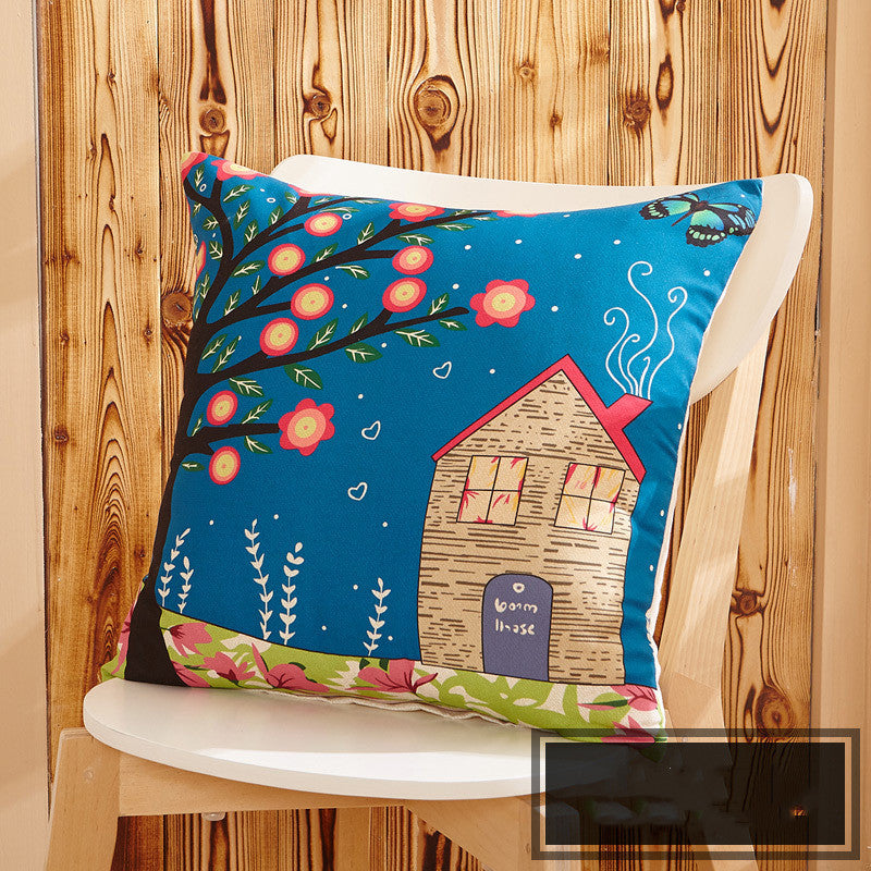 Cartoon sofa pillowcase