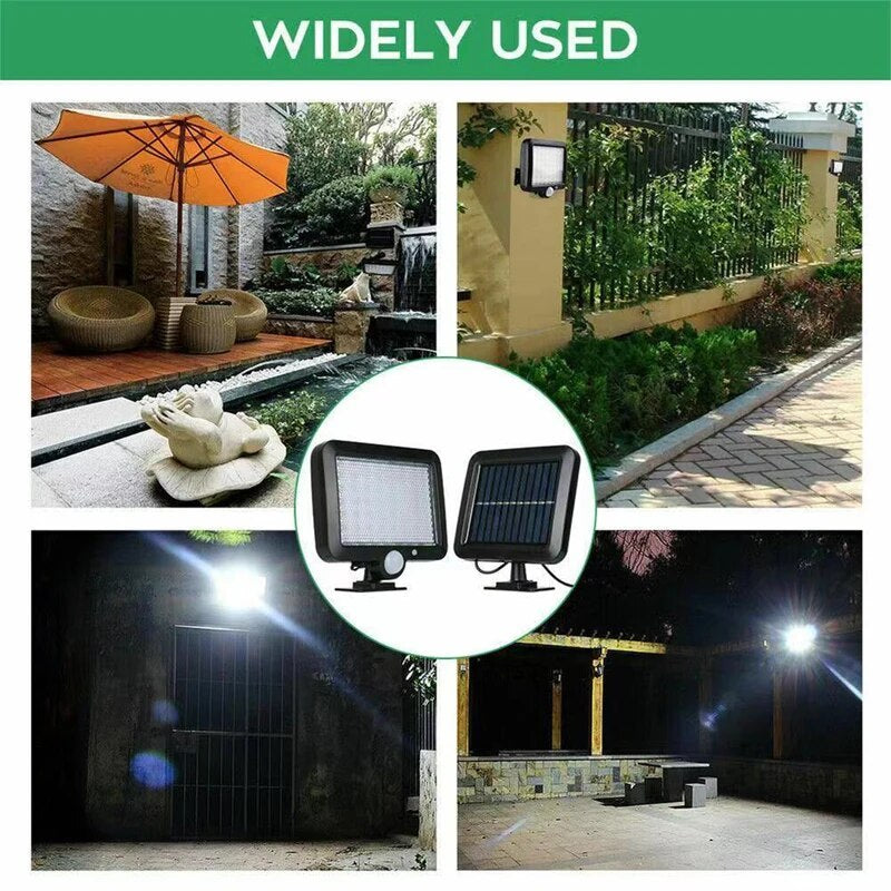 LED Solar Split Wall Lamp – 3 Mode Waterproof Motion Sensor Light