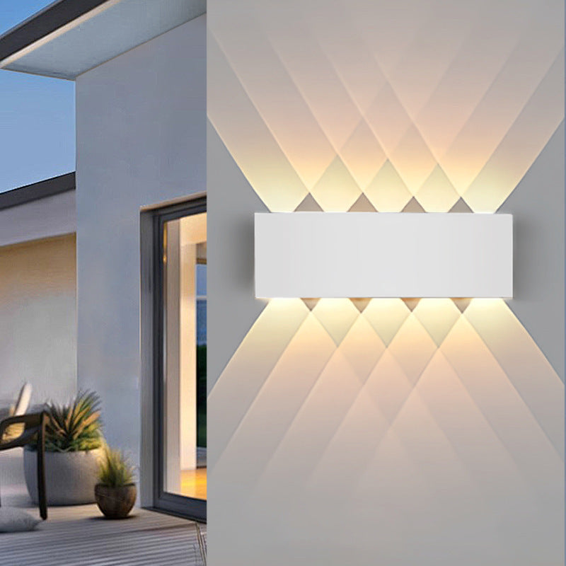 Outdoor LED Telescope Wall Lamp – Waterproof White & Warm Lighting