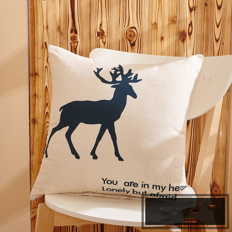 Cartoon sofa pillowcase