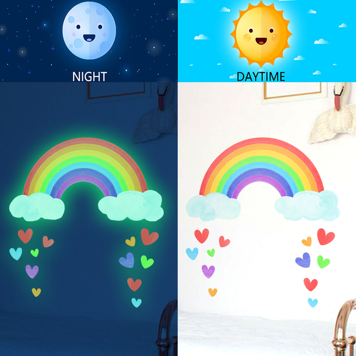 Household Luminous Self-adhesive Decorative Wall Stickers