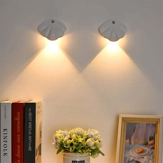 Smart LED Infrared Sensor Night Light – USB Type-C Rechargeable Lamp