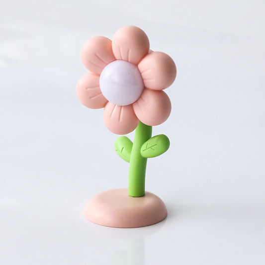 Creative Flower-Shaped Bedside DIY Night Light – Built-in Battery Table Lamp