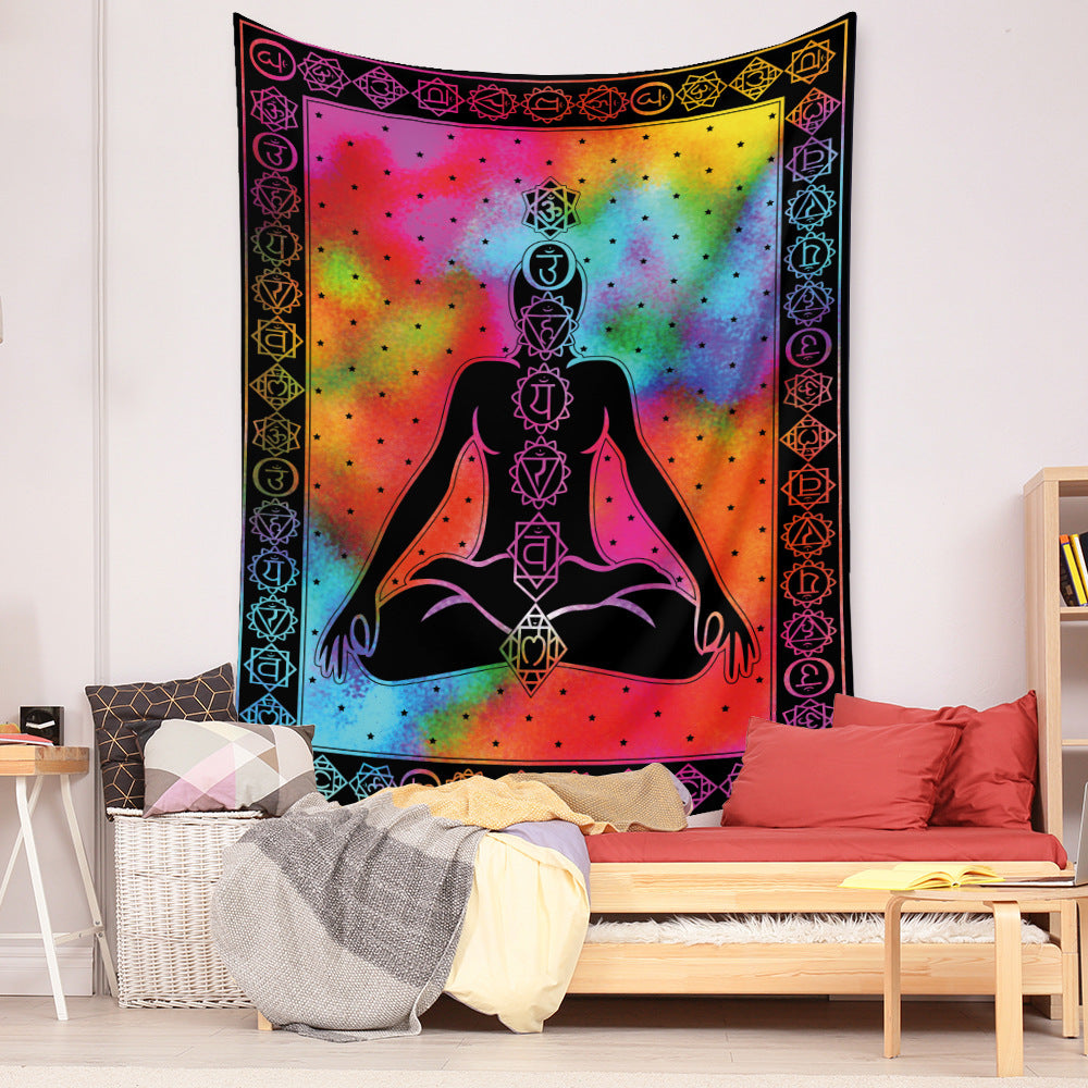 Bohemian Mandala Tapestry – Decorative Cloth for Modern Room Decor
