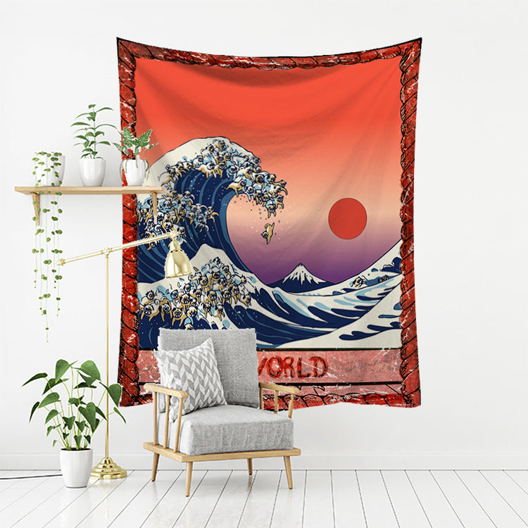 Psychedelic Tarot Series Tapestry – Mystical Home Decor Wall Hanging