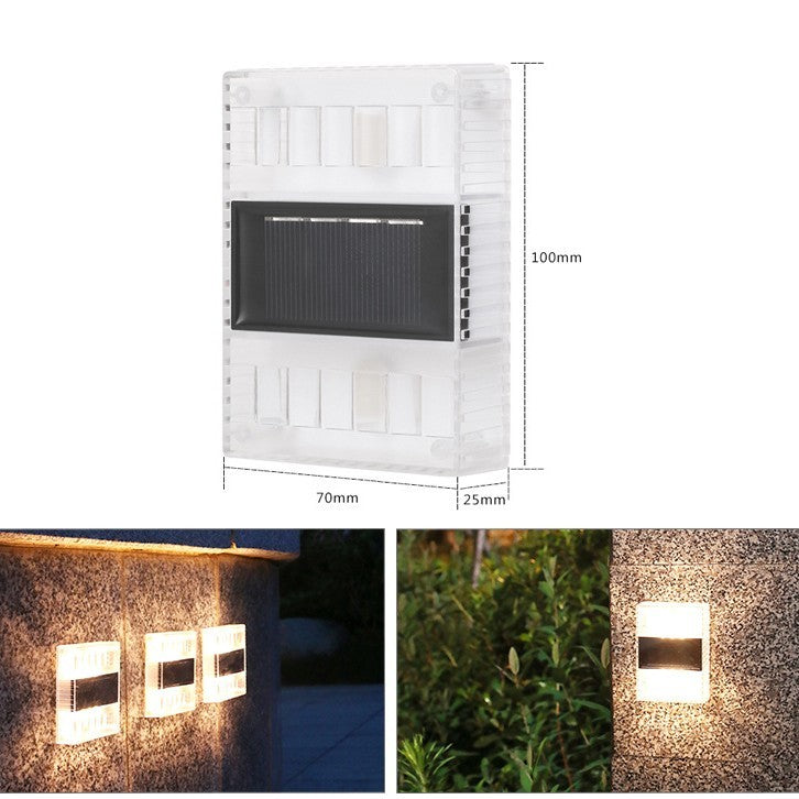 Solar Small Night Outdoor Garden Wall Light – Decorative LED Courtyard Lamp