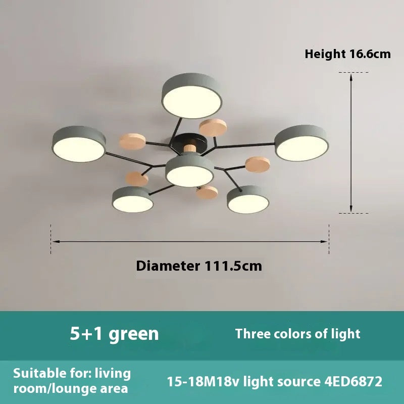 Modern Minimalist LED Ceiling Lamp – Creative Living Room Lighting