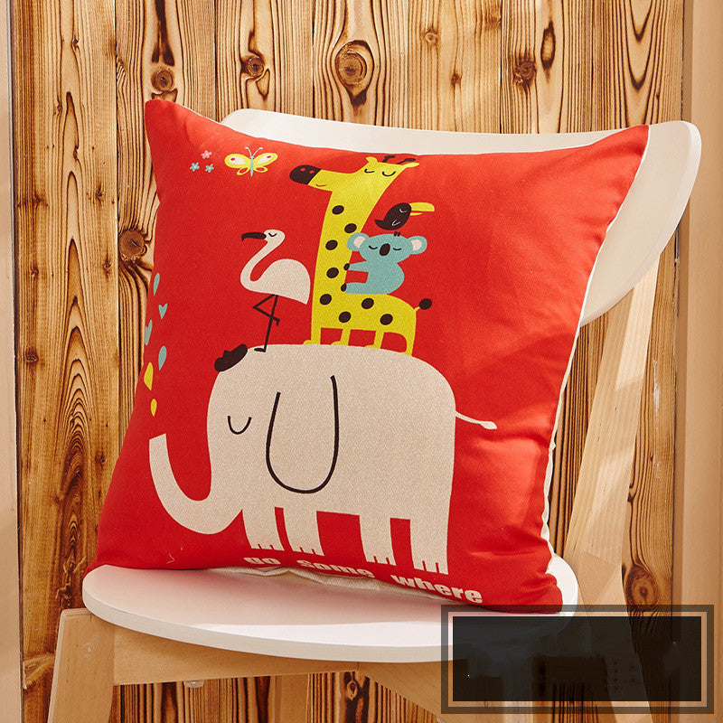 Cartoon sofa pillowcase