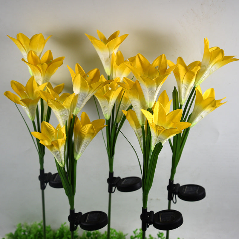 Solar Lily Festive Lantern – Outdoor Villa Courtyard Garden Light