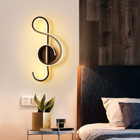 Nordic LED Wall Lamp – Aluminum Bedroom & Living Room Light