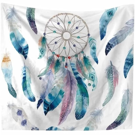Elegant European Classical Dream Catcher Tapestry – Plush Polyester Wall Hanging