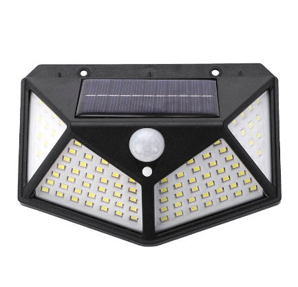 Solar Outdoor Garden Lamp – LED Sensor Light with Motion Detection
