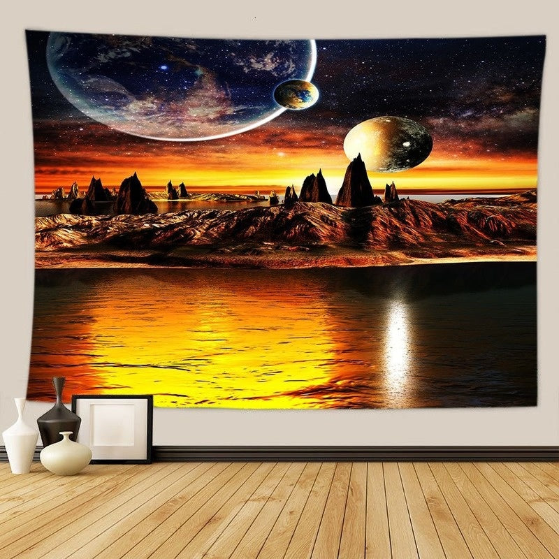 Simplicity Polyester Wall Decor Tapestry