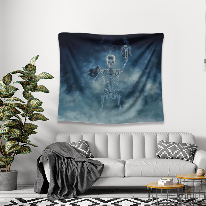 Skull Home Decor Tapestry – Gothic & Edgy Wall Art