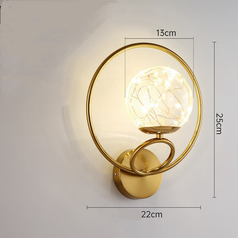 Light Luxury Crystal Lamp – Nordic Style with Stainless Steel Body